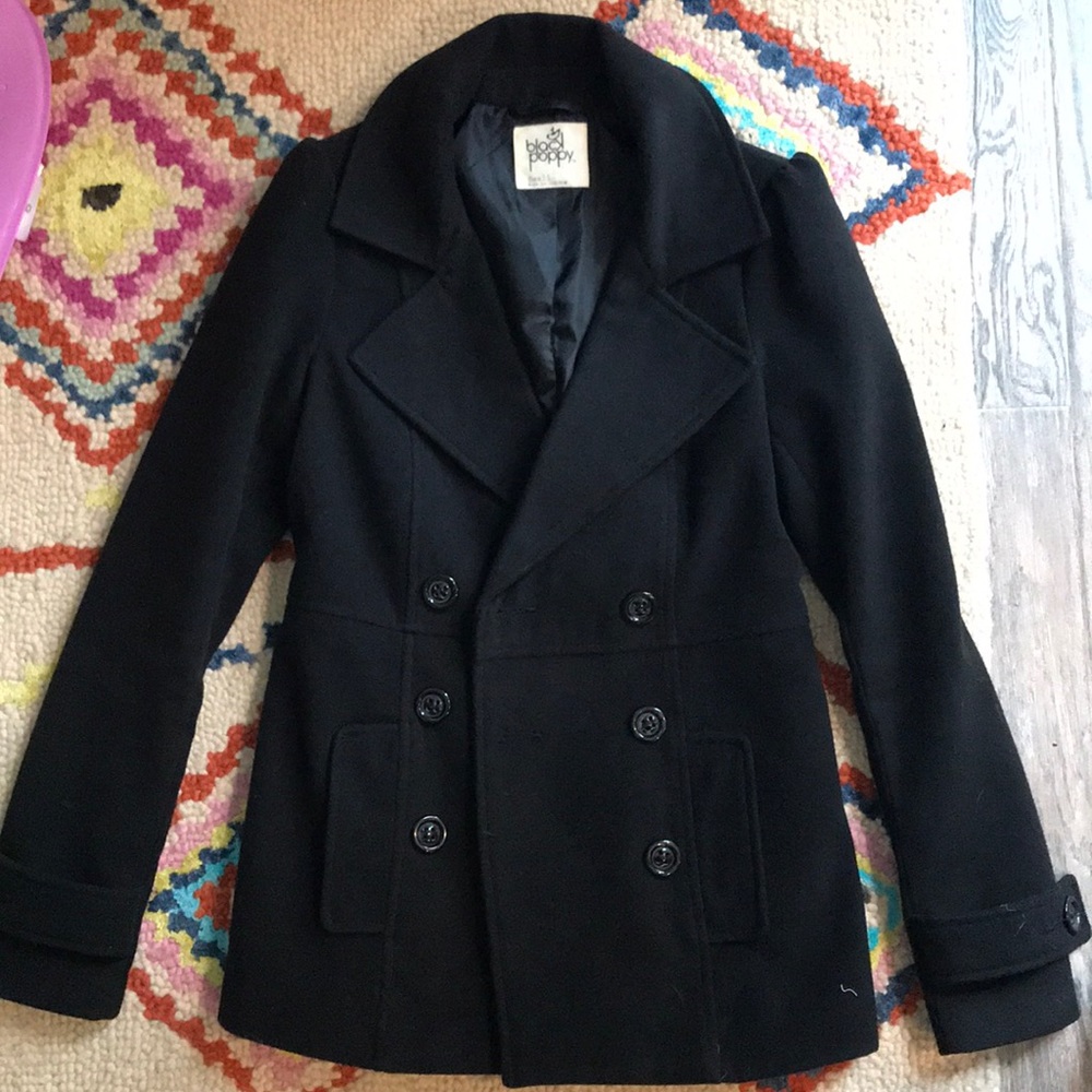 Thick pea coat